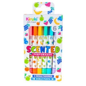 Kiruki Resaltadores Doble Punta Perfumados x6 0007