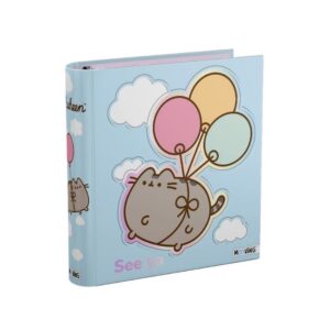 Carpeta 3 aros Mooving Pusheen