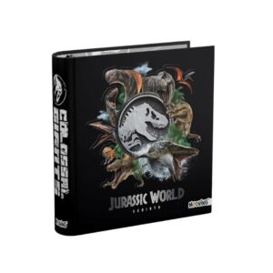 Carpeta 3 aros Mooving Jurassic World