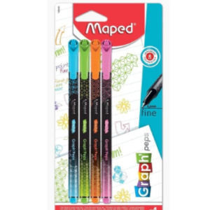 Micro Fibra Maped x 04 Celeste,Verde,Rosa y Naranja