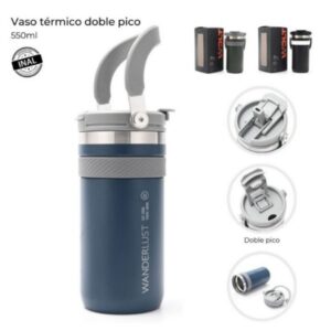 Vaso Termico Wanderlust Doble Pico 44185