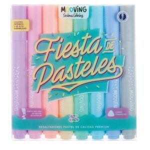 Resaltadores mooving Pastel x8