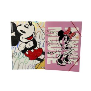 Carpeta oficio 3 solapas con elastico Mickey &Minnie Mooving