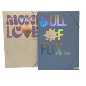 Carpeta 3 Solapas Con Elastica Mooving Cool