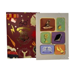 Carpeta 3 Solapas Con Elastico Mooving Harry Potter