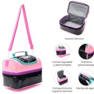 Lunchera Modax 2 Pisos. Think Happy Lettering Crush On You