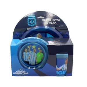 Set Cresko Plato,Bowl y Vaso AFA