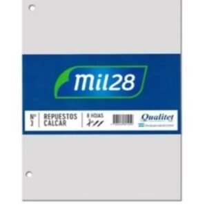 Repuesto Calcar N.3 Mil 28