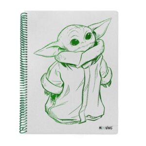 Cuaderno universitario Star Wars Mooving X80 hojas rayado