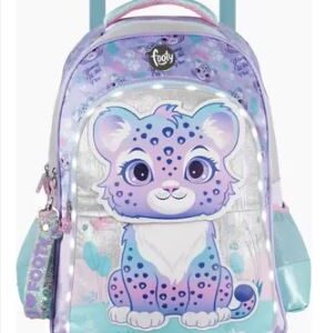 Mochila Footy 18" C/C C/Luz Led F/V F6301