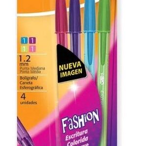 Lapiceras Bic Fashion x04