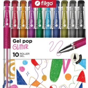 Lapiceras Filgo Gel Pop Glitter x10