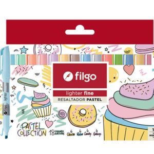 Resaltadores Filgo Pastel Fine X18