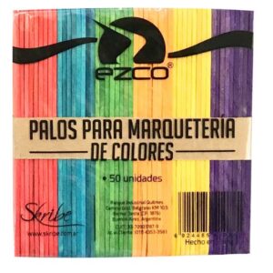 Palito De Helado Color X 50u Ezco