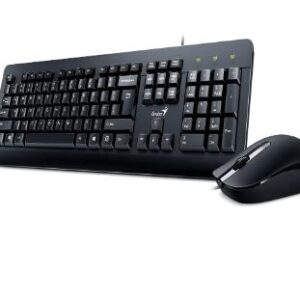 Teclado Con Mouse KM-160 Usb Negro Con Cable