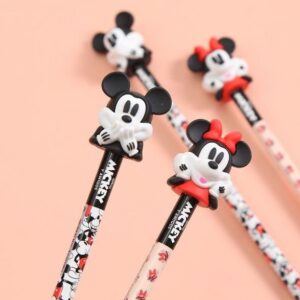 Lapiz con goma Mickey y Minnie