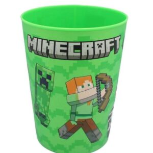 Vaso Plastico Cresko Minecraft 468ml MI026