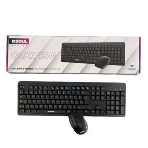 Teclado Con Mouse USB Soul Office W150 Negro