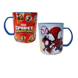 Taza plastica Cresko Spidey